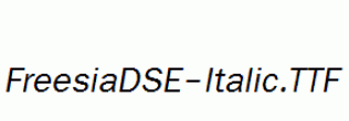 FreesiaDSE-Italic.ttf