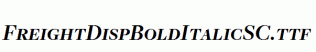 FreightDispBoldItalicSC.ttf