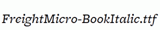 FreightMicro-BookItalic.ttf
