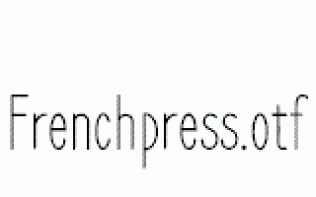 Frenchpress.otf