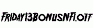 Friday13BonusNFI.otf