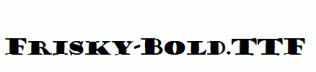 Frisky-Bold.ttf