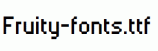 Fruity-fonts.ttf