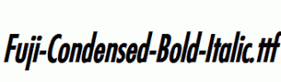 Fuji-Condensed-Bold-Italic.ttf