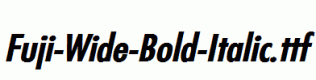 Fuji-Wide-Bold-Italic.ttf