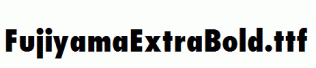 FujiyamaExtraBold.ttf