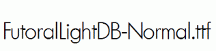 FutoralLightDB-Normal.ttf