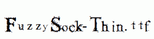 FuzzySock-Thin.ttf