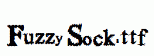 FuzzySock.ttf
