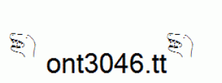 font3046.ttf