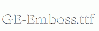 GE-Emboss.ttf