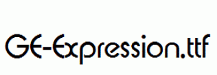 GE-Expression.ttf