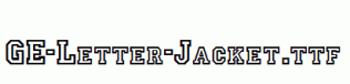 GE-Letter-Jacket.ttf