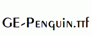 GE-Penguin.ttf