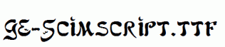 GE-Scimscript.ttf