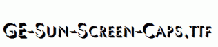 GE-Sun-Screen-Caps.ttf