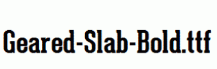 Geared-Slab-Bold.ttf