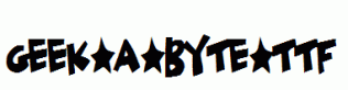Geek-a-byte.ttf