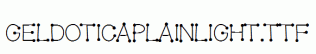 GelDoticaPlainLight.ttf