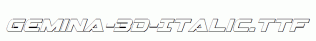 Gemina-3D-Italic.ttf