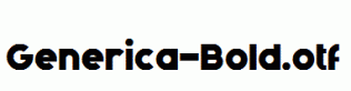 Generica-Bold.otf