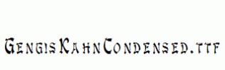 GengisKahnCondensed.ttf
