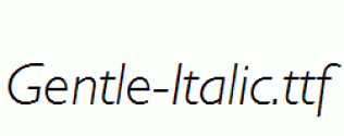 Gentle-Italic.ttf