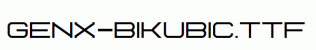 Genx-BiKubic.ttf