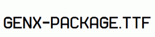 Genx-Package.ttf