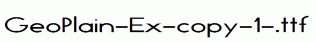 GeoPlain-Ex-copy-1-.ttf