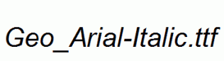 Geo_Arial-Italic.ttf