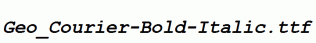 Geo_Courier-Bold-Italic.ttf
