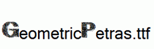 GeometricPetras.ttf