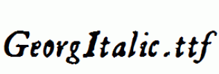 GeorgItalic.ttf