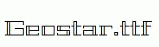Geostar.ttf