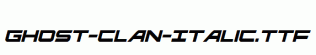 Ghost-Clan-Italic.ttf
