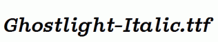 Ghostlight-Italic.ttf