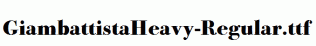 GiambattistaHeavy-Regular.ttf