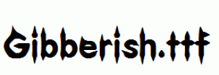 Gibberish.ttf