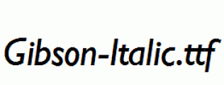 Gibson-Italic.ttf