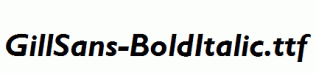 GillSans-BoldItalic.ttf