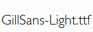 GillSans-Light.ttf