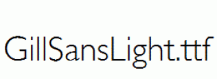 GillSansLight.ttf