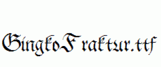 GingkoFraktur.ttf