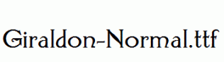 Giraldon-Normal.ttf