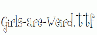 Girls-are-Weird.ttf