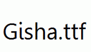 Gisha.ttf