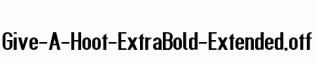 Give-A-Hoot-ExtraBold-Extended.otf