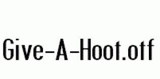 Give-A-Hoot.otf