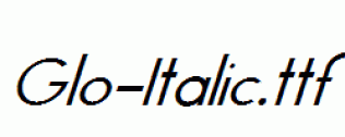 Glo-Italic.ttf
